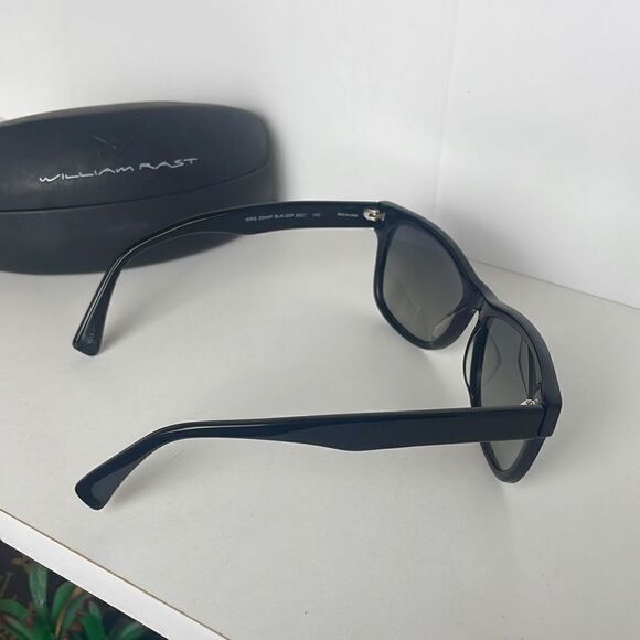 William Rast Black Polarized Sunglasses WRS 2044P BLK-35P - Picture 6 of 8